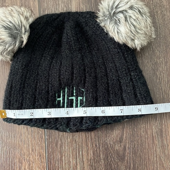 Nirvanna Designs Wool Blend Pom Pom Beanie - Picture 4 of 6